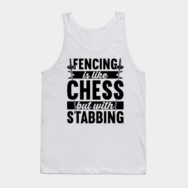 Fencing Tank Top by medd.art